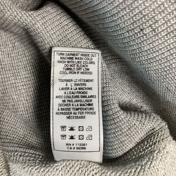 7 For All Mankind Tucked Sleeve Women’s Crewneck Pullover Large Relaxed Boho - Picture 13 of 16